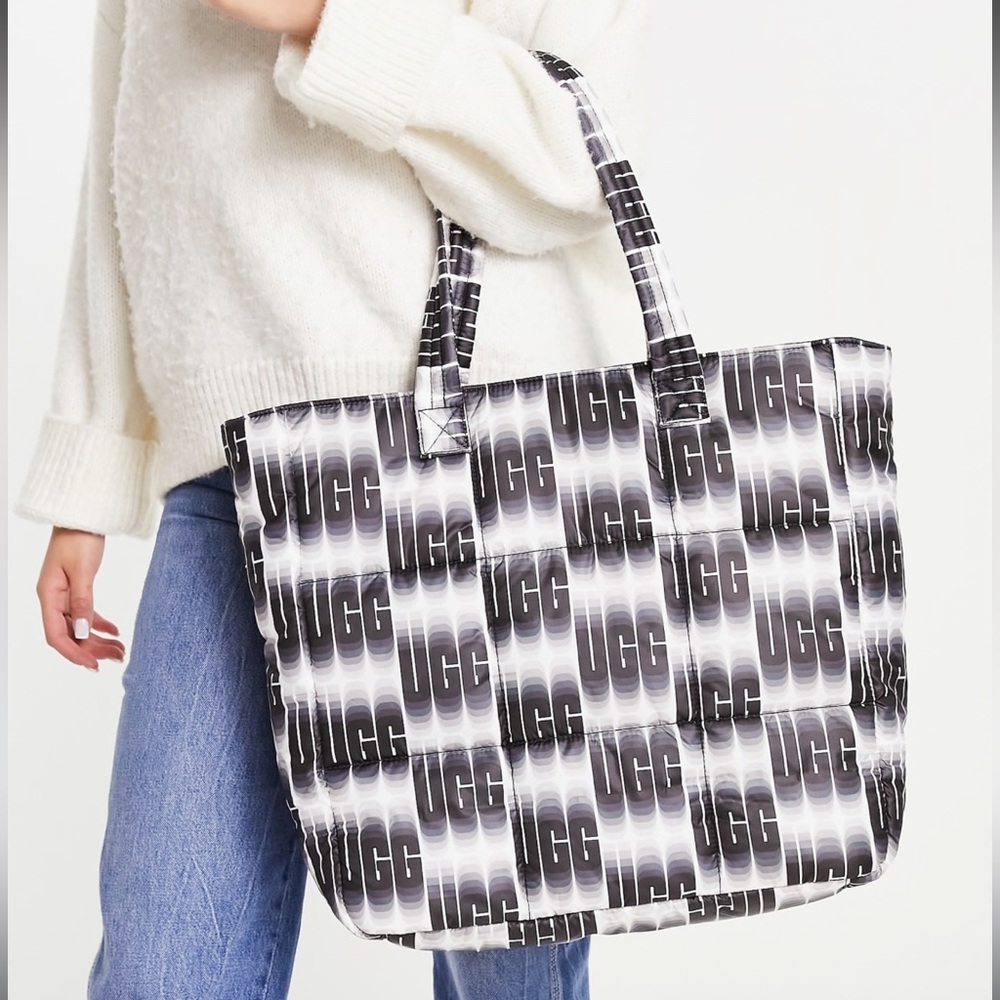 Ugg Ellory Puff Tote Bag in Wavelength Print